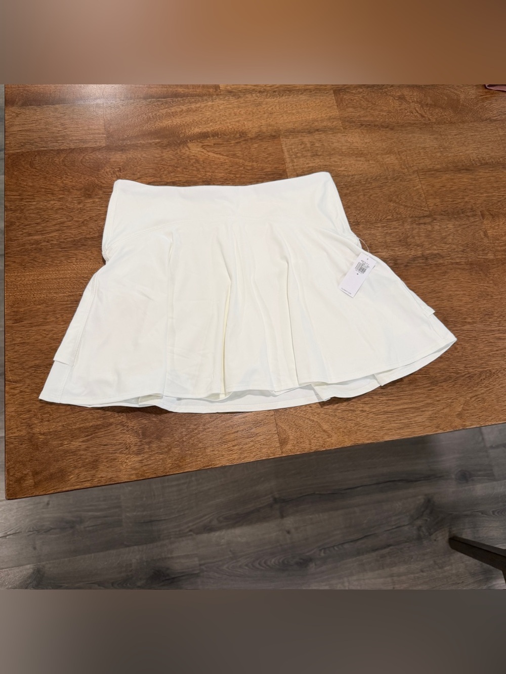 NWT Old Navy High Waisted PowerSoft Skort Women’s Size M White Magnolia